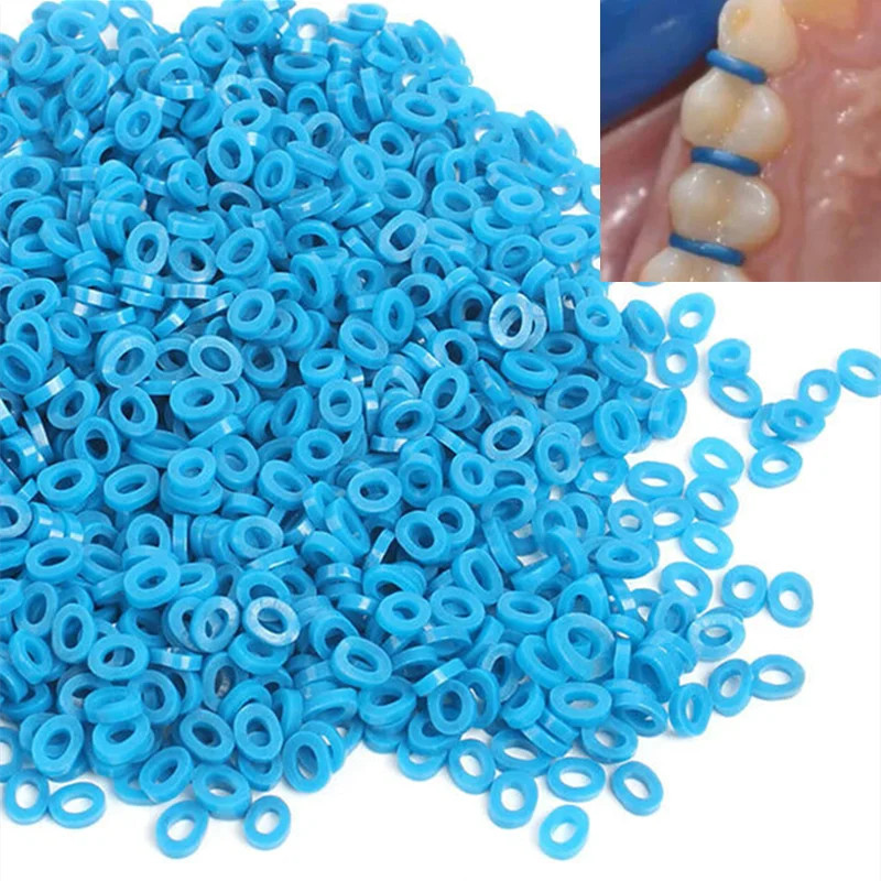 Dental Ortho Separator Spacers Elastic Teeth Ligature Ties Placing Pliers Forcep