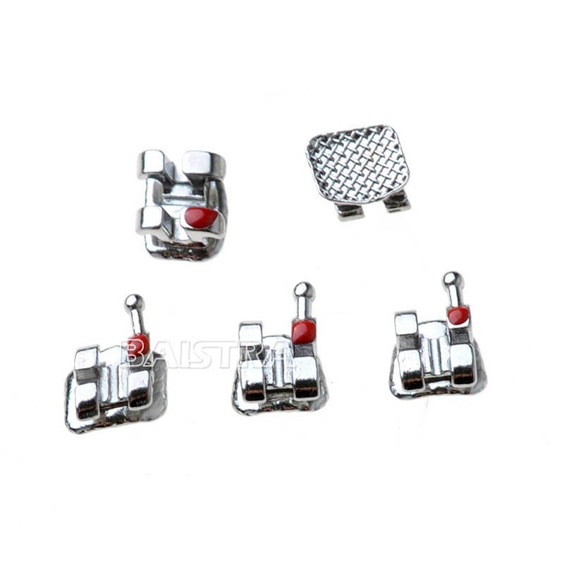 AZDENT Dental Orthodontic Bracket Braces Mini Roth .022 Hooks 3-4-5