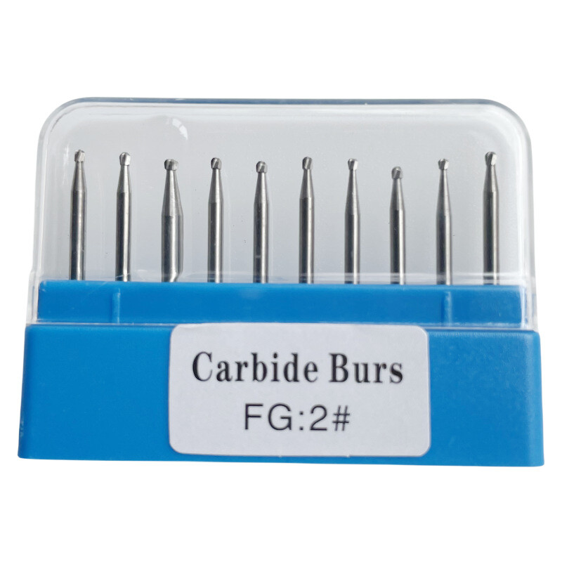 10pcs/box Dental FG Carbide Burs Surgical Drills for High Speed Handpiece