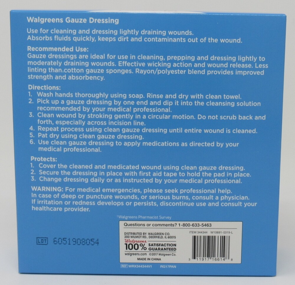 NEW CASE OF 1152 Sterile Gauze Dressing Pads 4×4 in 4-Ply SEALED POUCHES Bandage