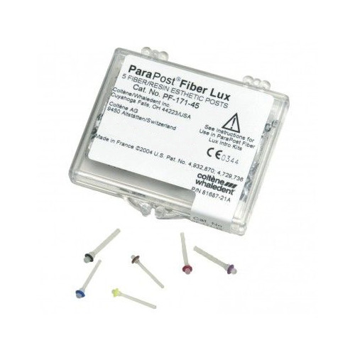 Coltene Whaledent PF171-4.5 ParaPost Fiber Lux Posts Size #4.5 Blue 5/Pk