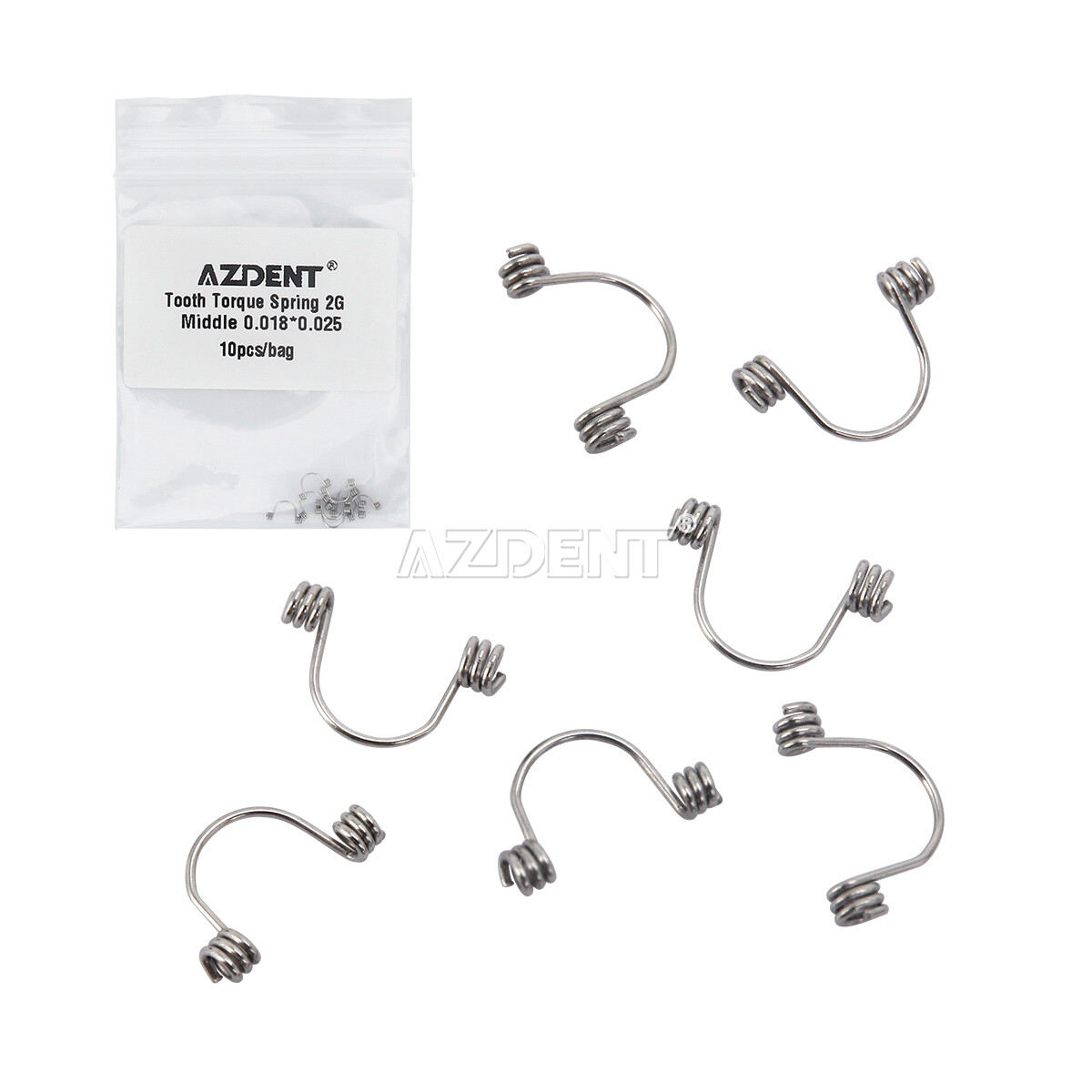 Dental Ortho Rectangular Diente anterior Torque Pequeño / Medio /Grande Resortes