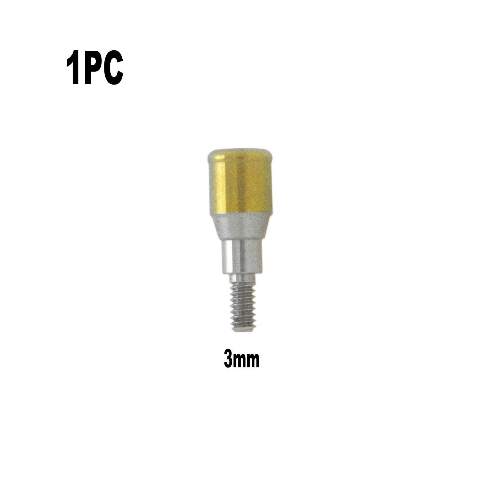 Dental For ITI STRAUMANN Attachment Abutment Male Cap Tool NC/RC D3.7mm AH=3/4/5