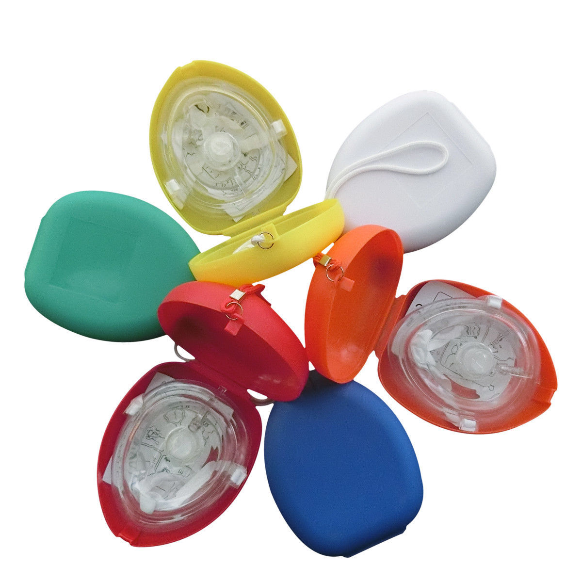 1 pcs CPR Masks First Aid Traning Bigger CPR Face Shield One Way Valve