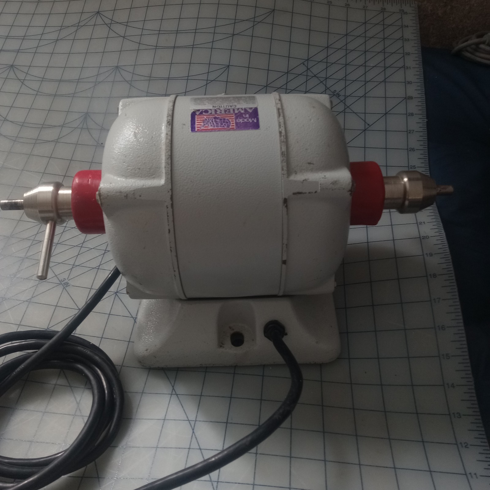 Handler Red Wing Polishing Lathe Model 26A 1/4 HP 1725/3450 RPM