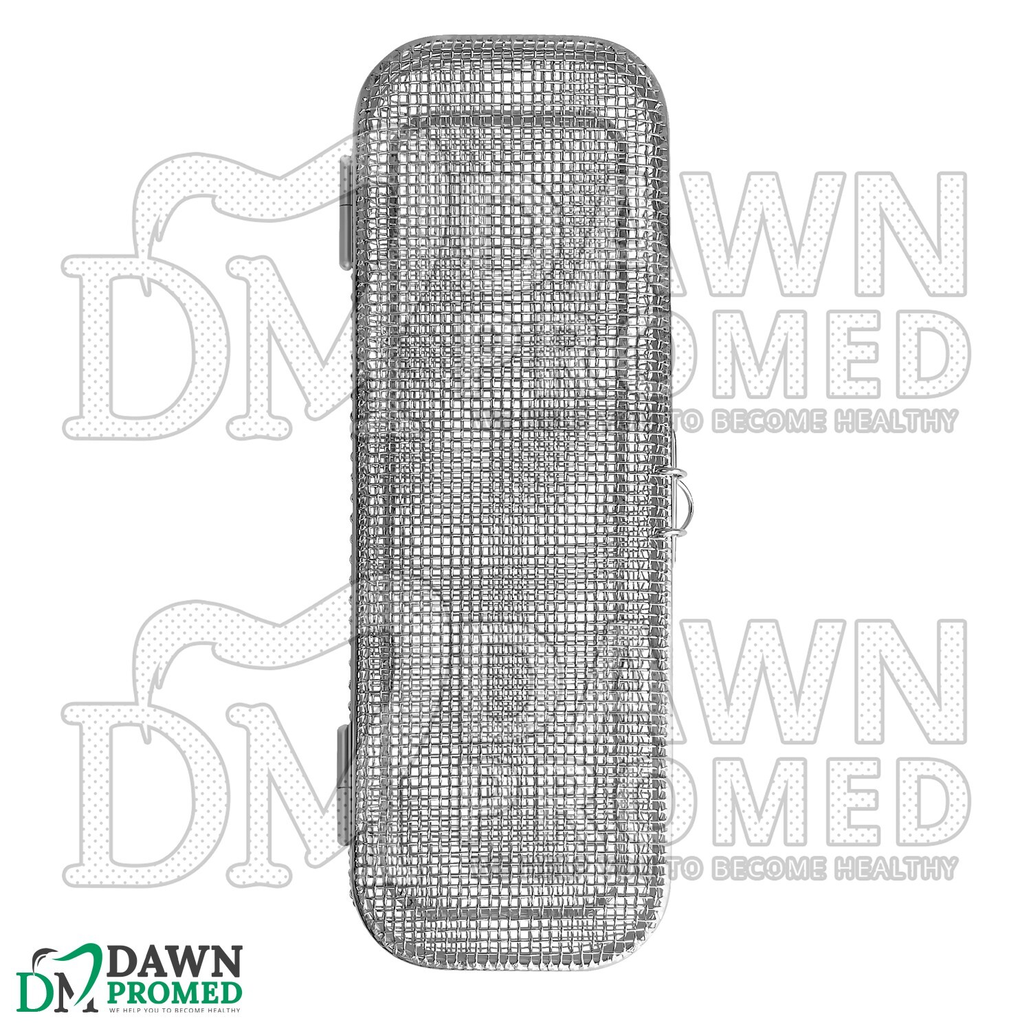 Sterilization Cassette Tray 9.25″ x 3″ Perforated Mesh Box Stainless German Gr