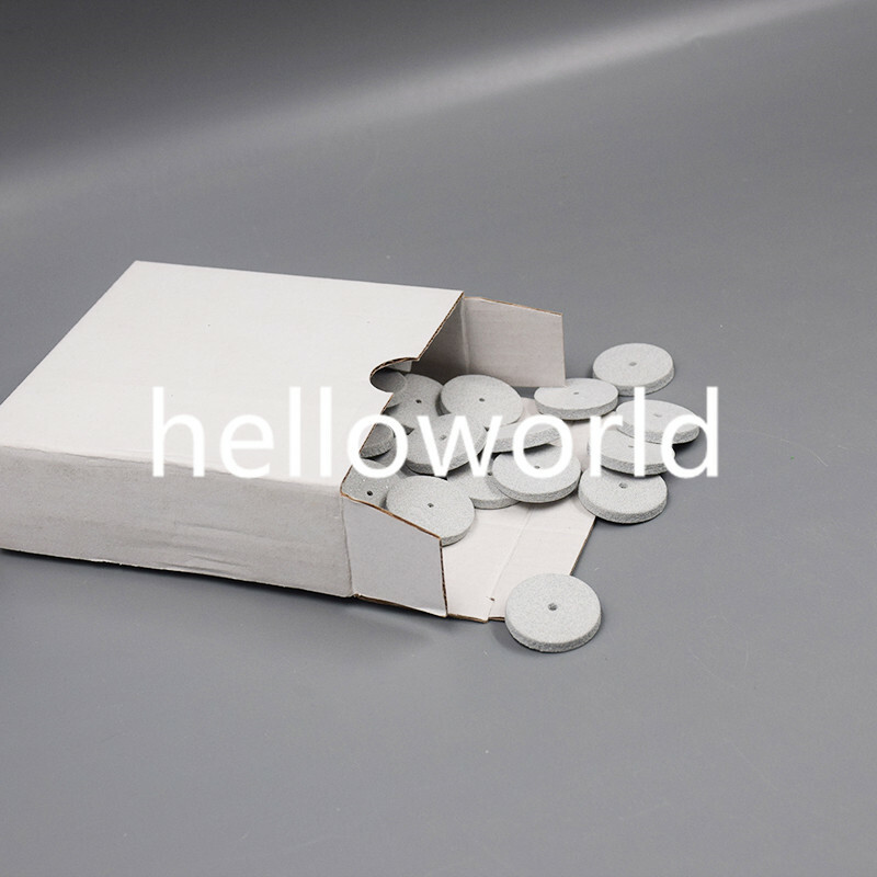 50 Pcs Hot-sale Dental White New Jewelry Silicone Polishing Wheels Polishers