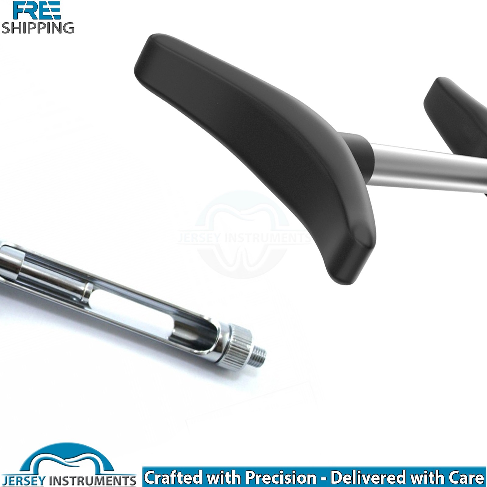 Dental Cartridge Syringe T Handle Type 2.2ml Black Anesthesia Injection Tool New