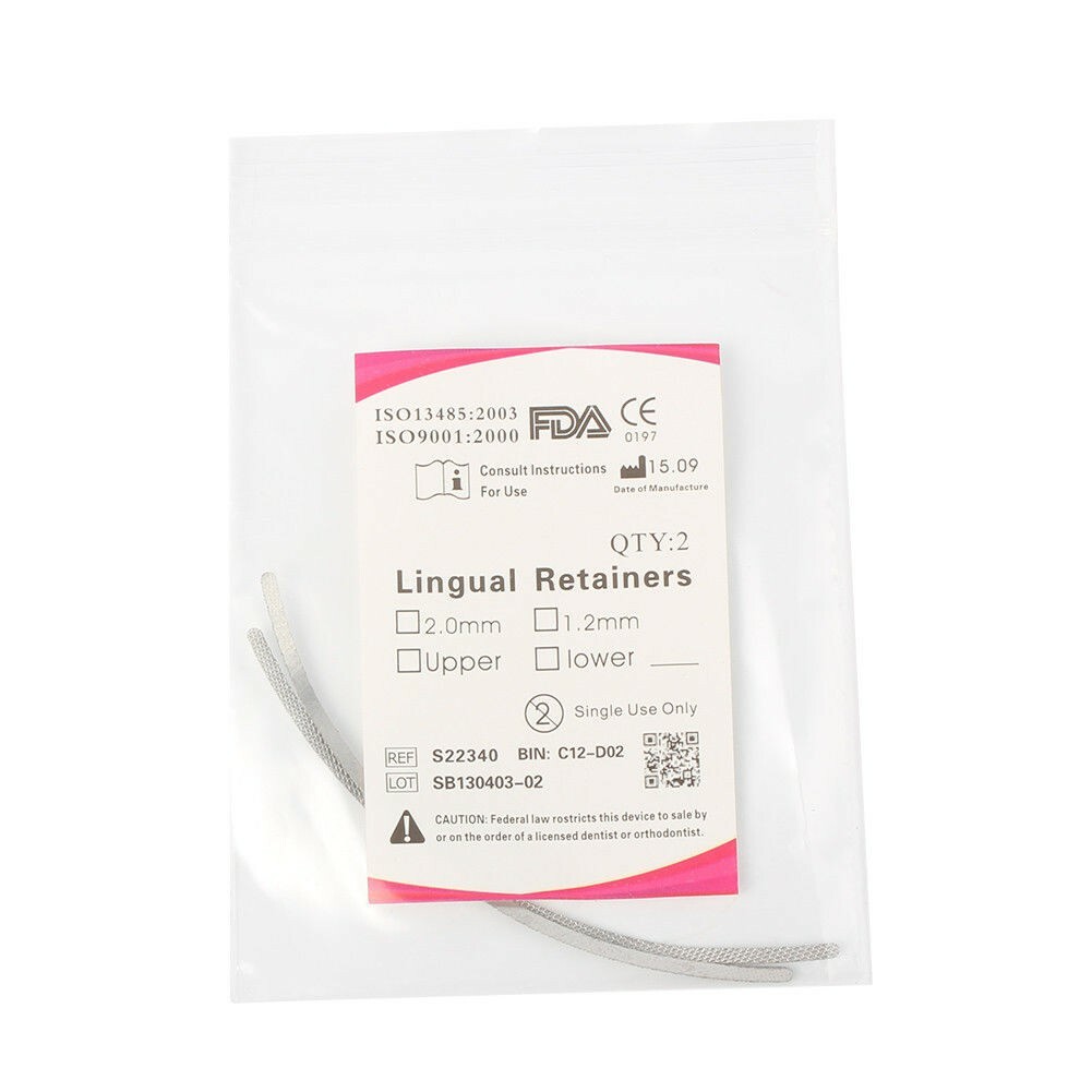 5 Bags Dental Orthodontic Lingual Retainers Mesh Base 1.2mm Universal Lingual