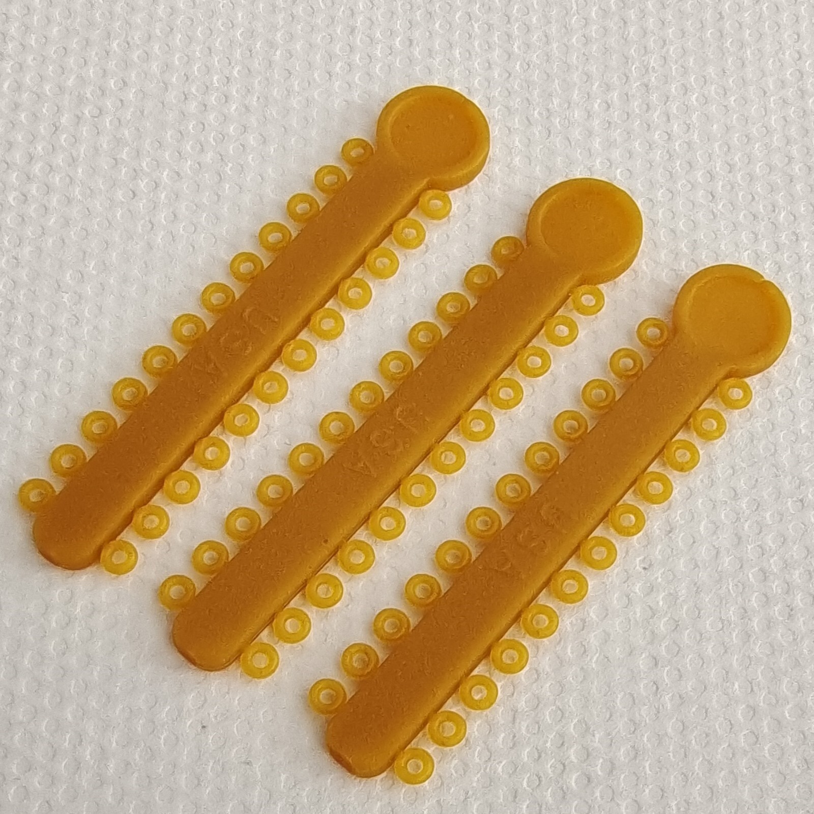 Dental Ligature Ties Orthodontics Elastic Golden Color Rubber Bands 1008Pcs/Pack
