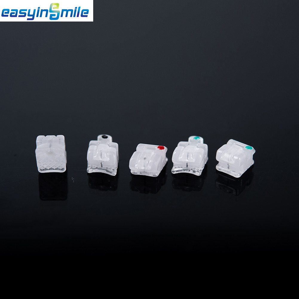 Dental Orthodontic Braces Self-Ligating Sapphire Ceramic Brackets Roth/MBT 022′