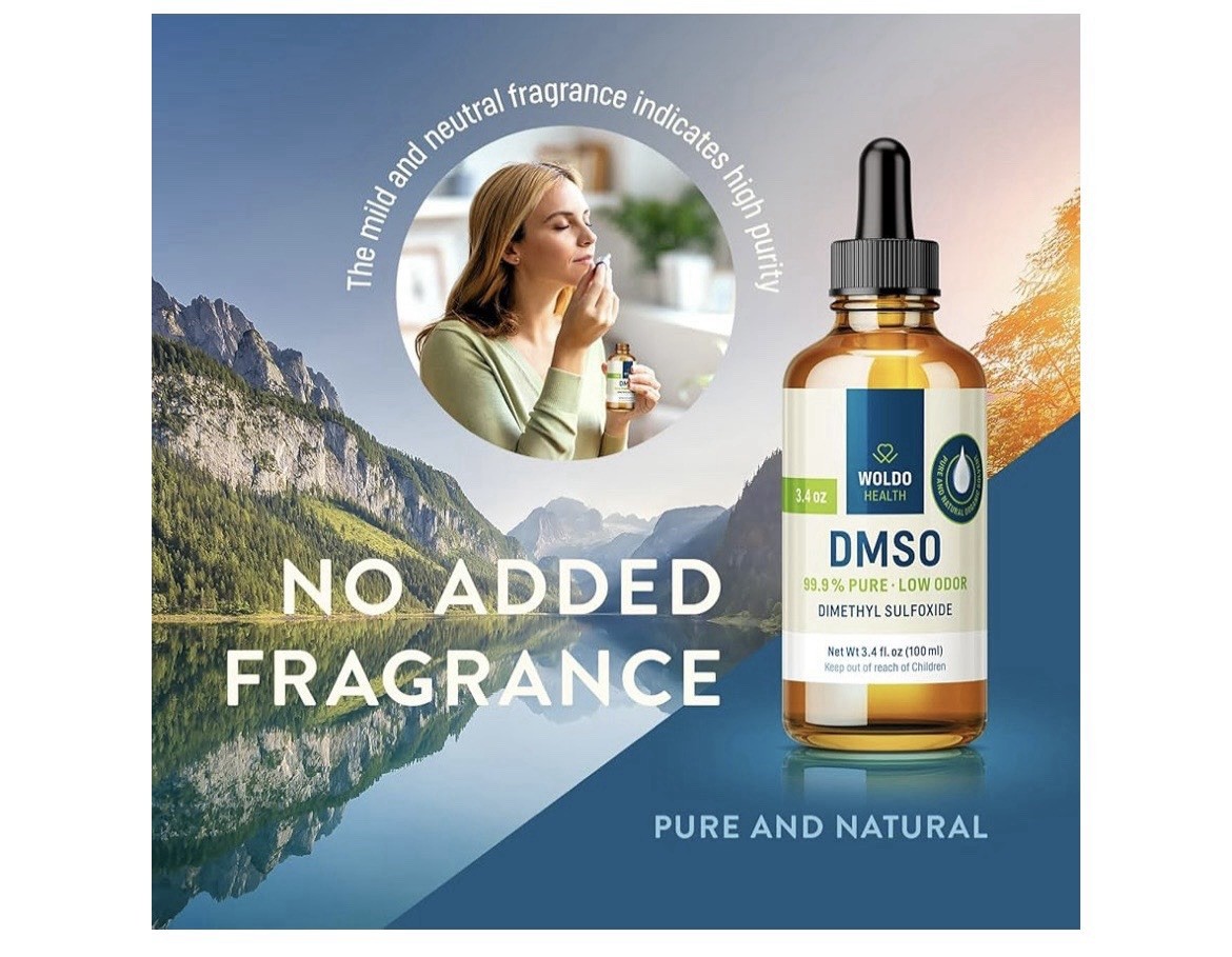 DMSO (Dimethyl Sulfoxide) 99.9% Pharmaceutical Grade 3.38Oz – Glass Bottle wi…
