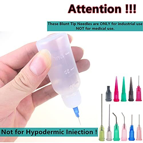 1ml, 3ml, 5ml, 10ml,20ml Dispenser and 30ml+50ml Glue Bottle.14ga,16ga 22ga,25ga
