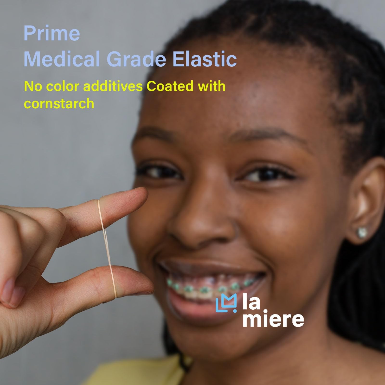 Neon Latex 100 counts Intraoral Elastic Bands Orthodontic Elastics Dental Rub…