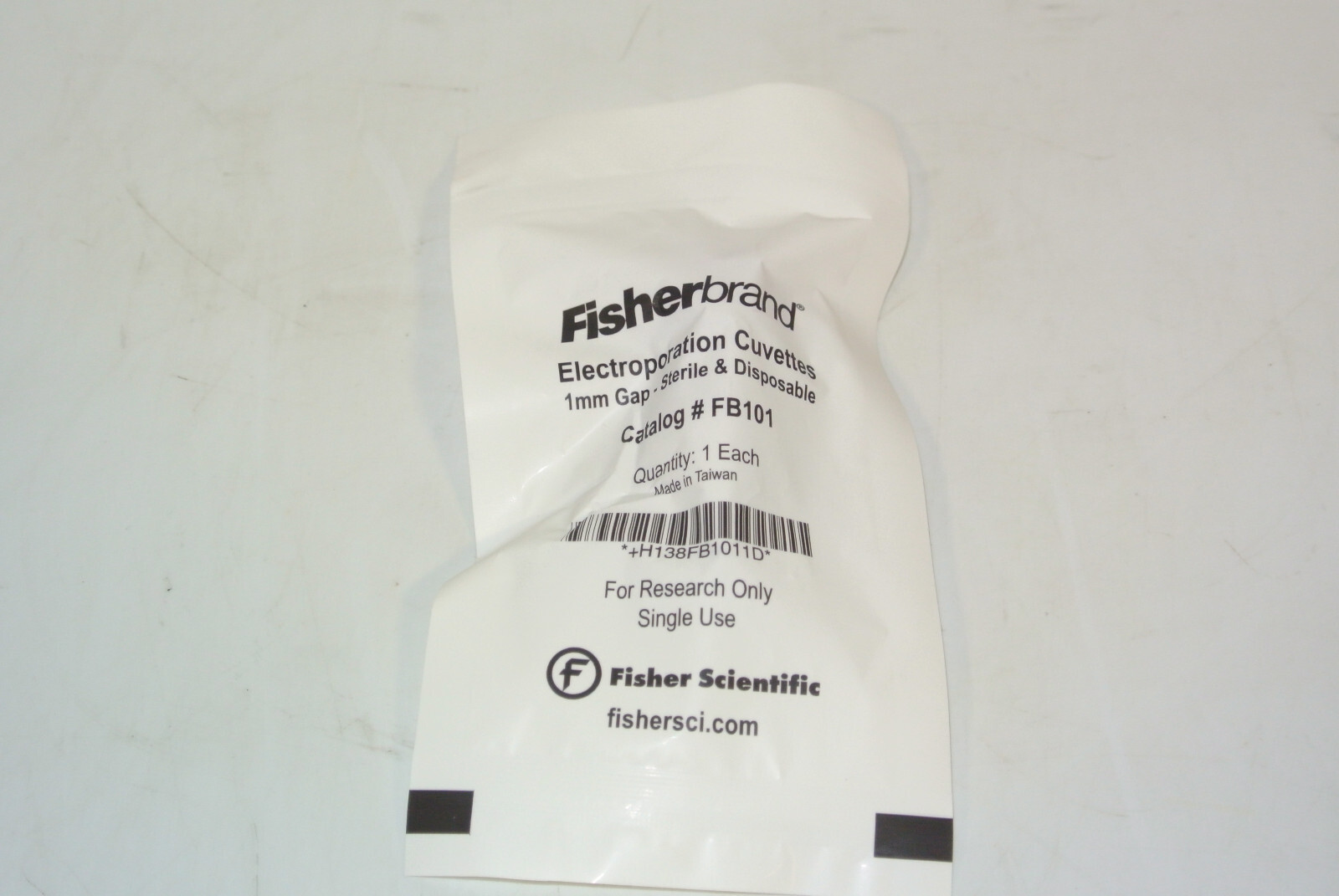 FISHER BRAND FB101 ELECTROPORATION CUVETTES 1MM GAP