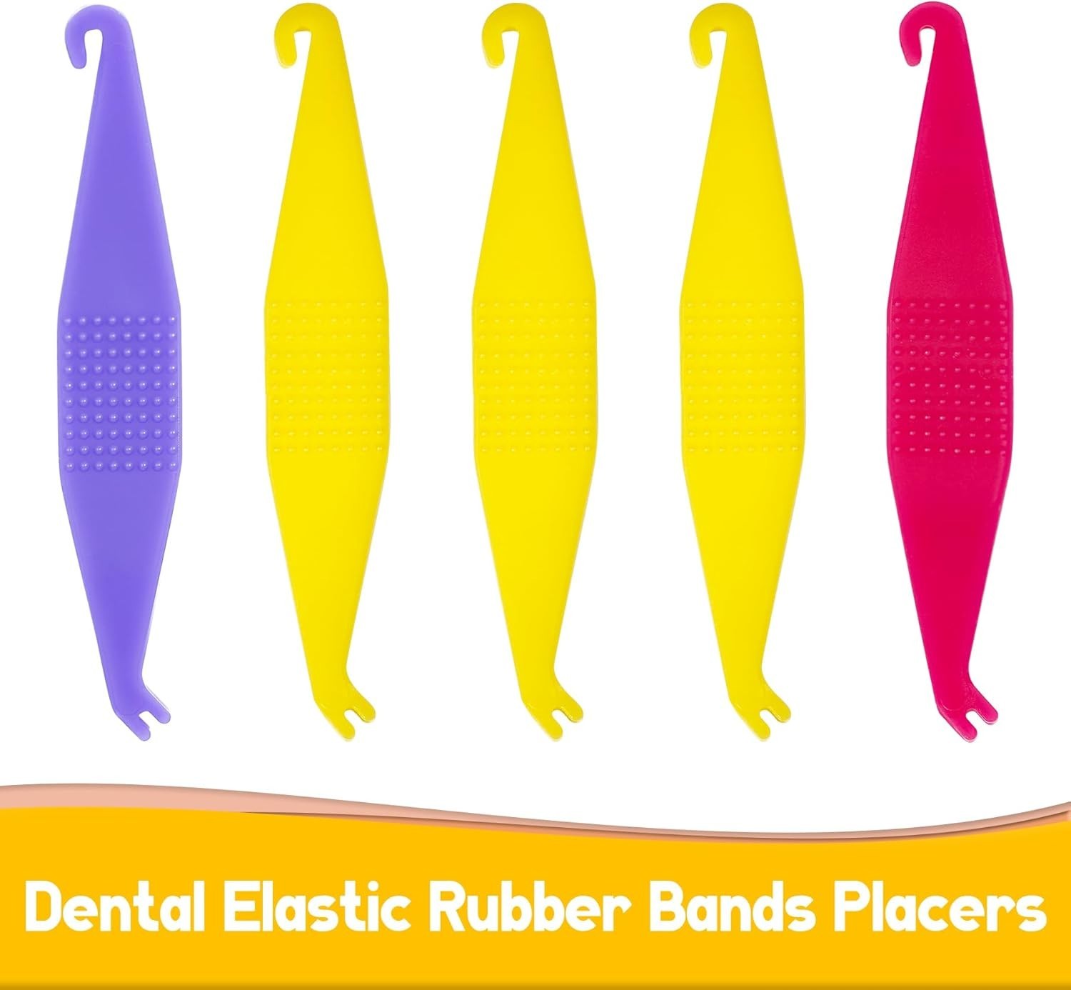 500 Pcs Orthodontic Elastic Rubber Bands, 3.5 Ounces Heavy Dental Rubber Trac…