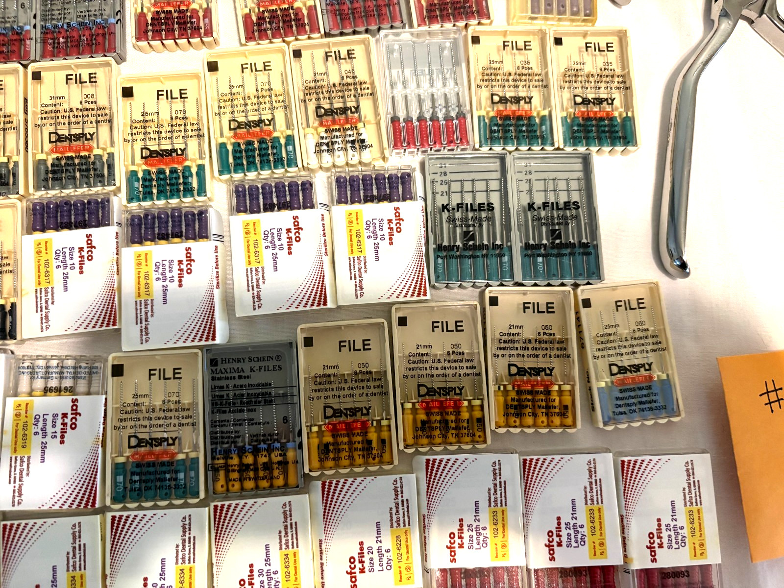 MASSIVE! !Dental Root Canal Endo K-files AND TOOLS LOT