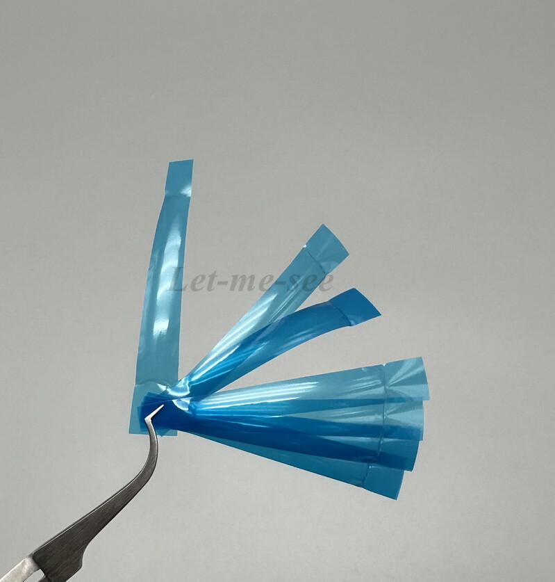 Dental Transparent Anterior Polyester Strip Blue Thickness 0.05mm Dental Materia