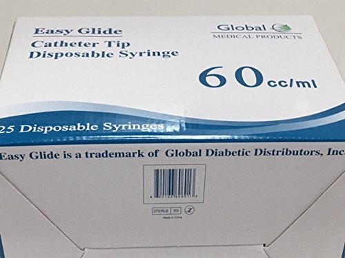Qty 50 60cc Catheter Tip Syringe NO NEEDLE with Covers Individually Sealed