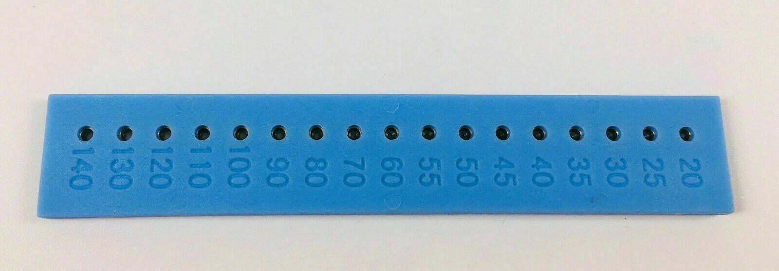 Dental Gauge Ruler Gutta Percha Point Endodontic Tool Autoclavable134℃ S.S Holes
