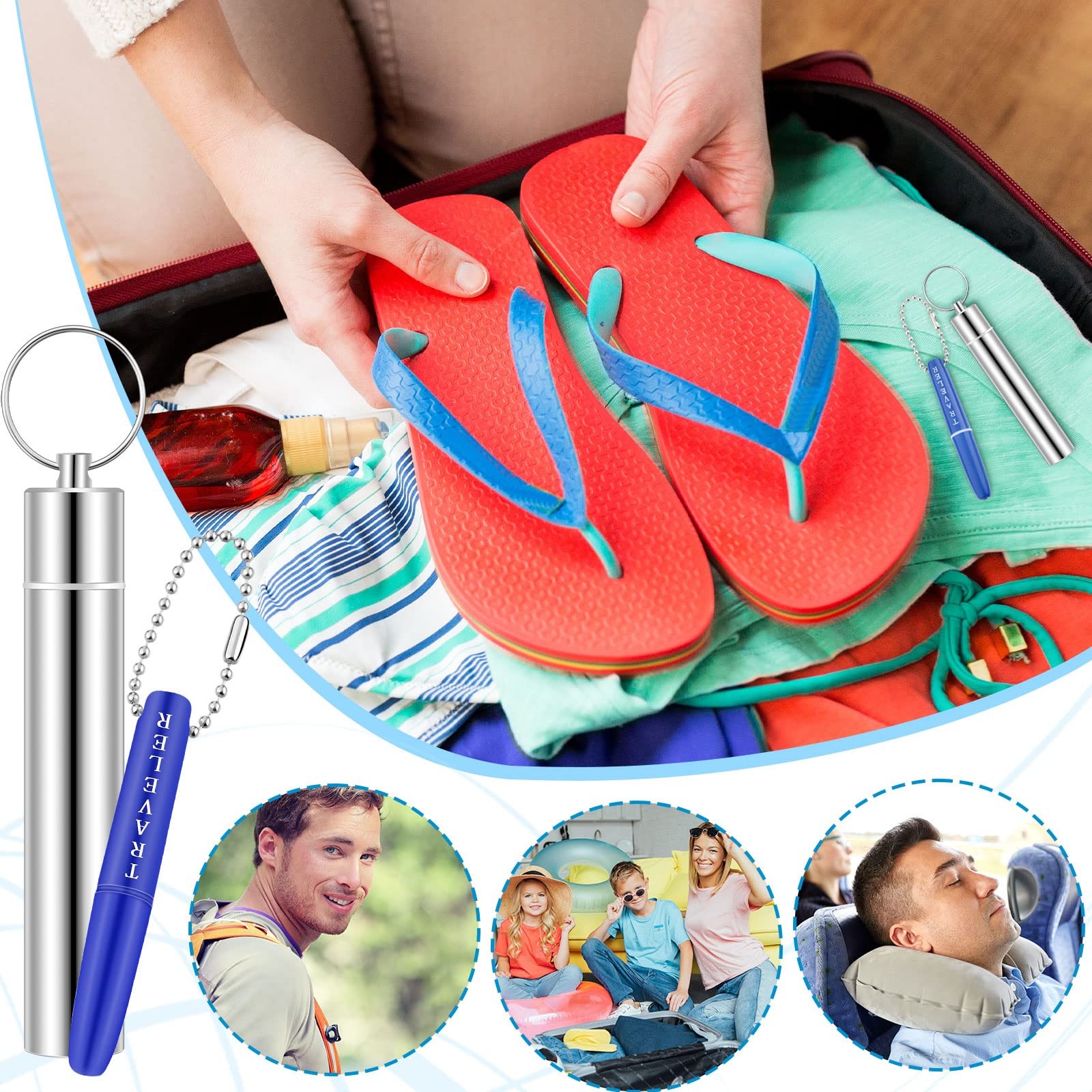 Honeydak 5 Pieces Dental Tools Travel as pictures shown, shown