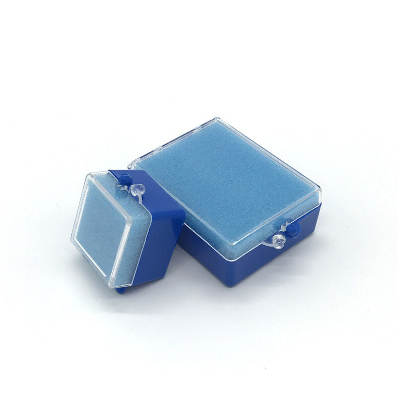 10pcs 1 inch Denture Case Dental Crown Box Teeth Storage Sponge Case Box