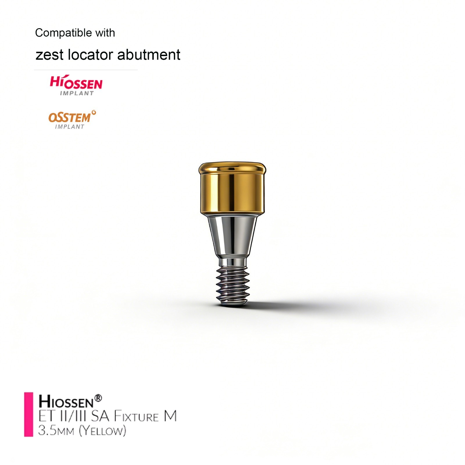US Hiossen ET Implant Locator Abutment Classic for Zest Male Retention Inserts