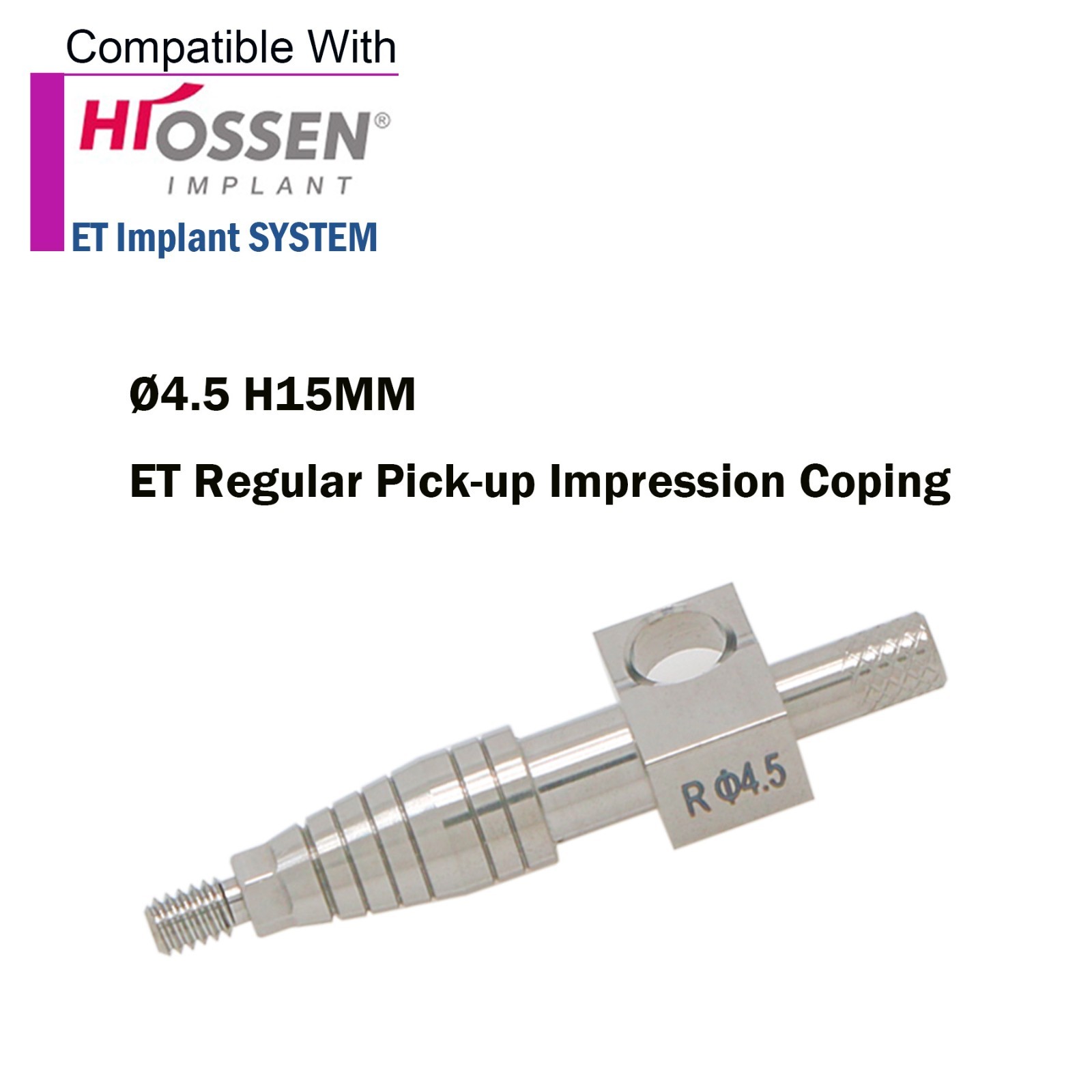US Dental Fits Hiossen Osstem Scanbody Transfer Impression Coping Open Tray M/R