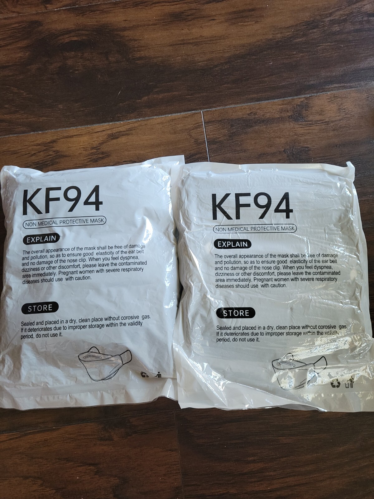 120 Pack KF94 Protective Face Mask Adult