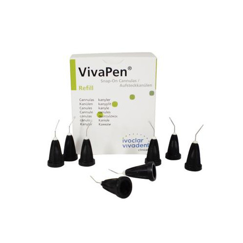 Ivoclar Vivadent 627178 Vivapen Snap-On Dental Cannulas Refill 100/Pk
