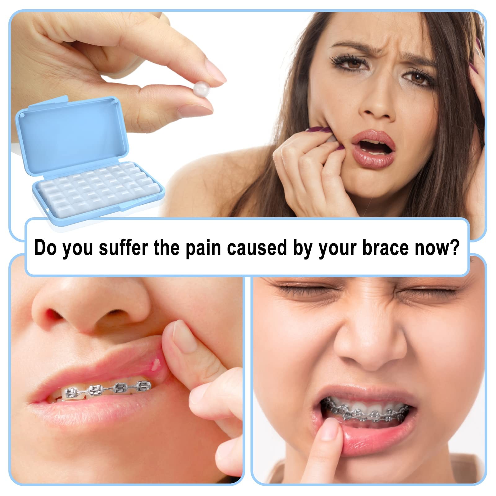 BVN Braces Wax Dental Wax: 10 Boxes Orthodontic 10 Boxes-multi-colored