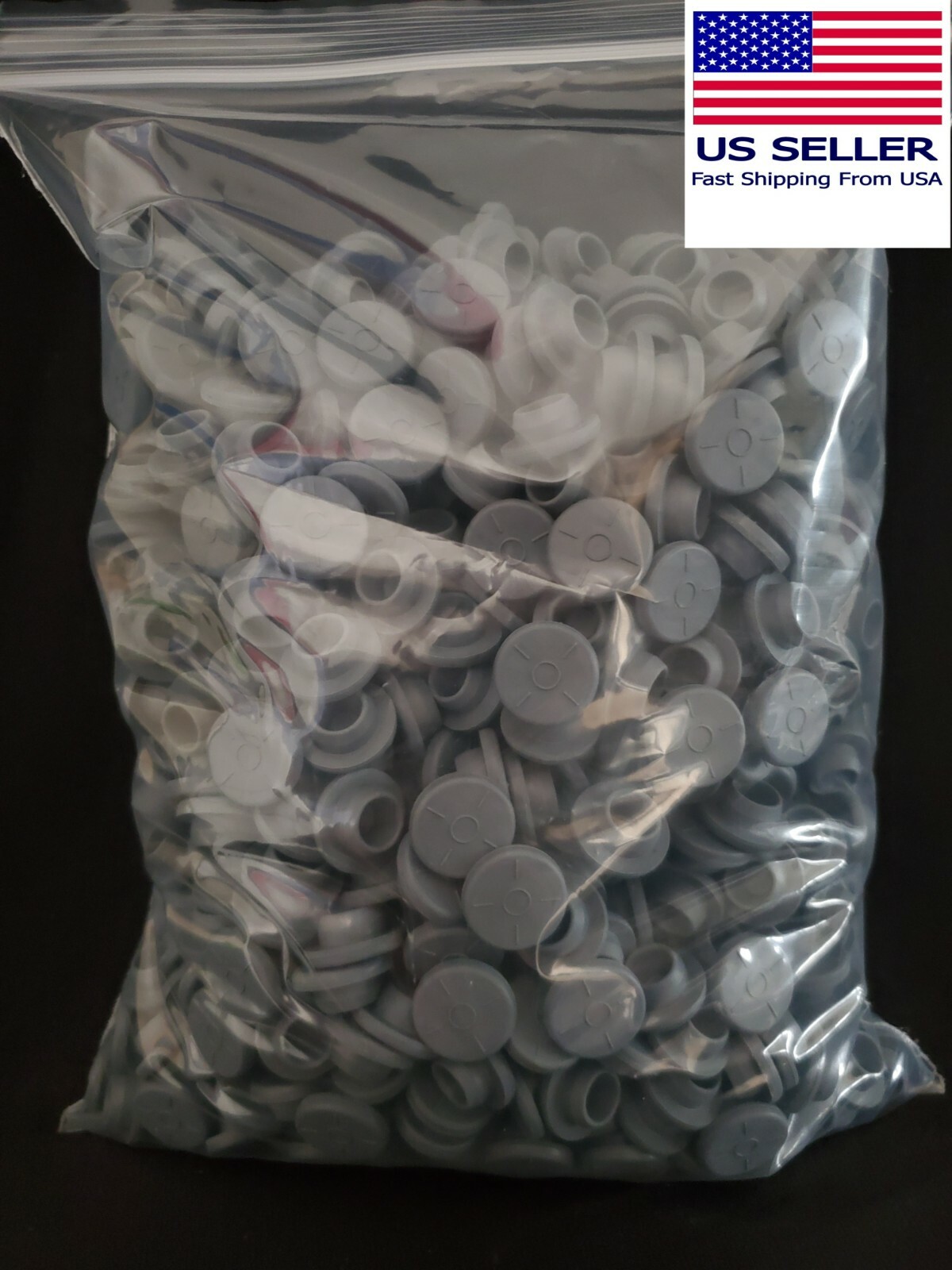 100pcs 20mm Butyl Rubber Stopper Plug for medical glass bottle Vials US Seller
