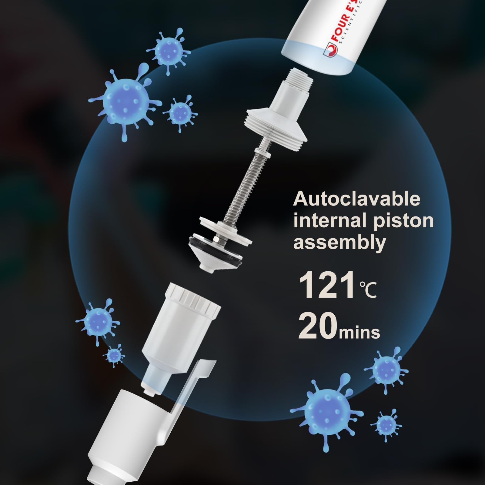 Lab 1-5mL Pipette: Single-Channel Adjustable Micropipette with Color-Coded To…