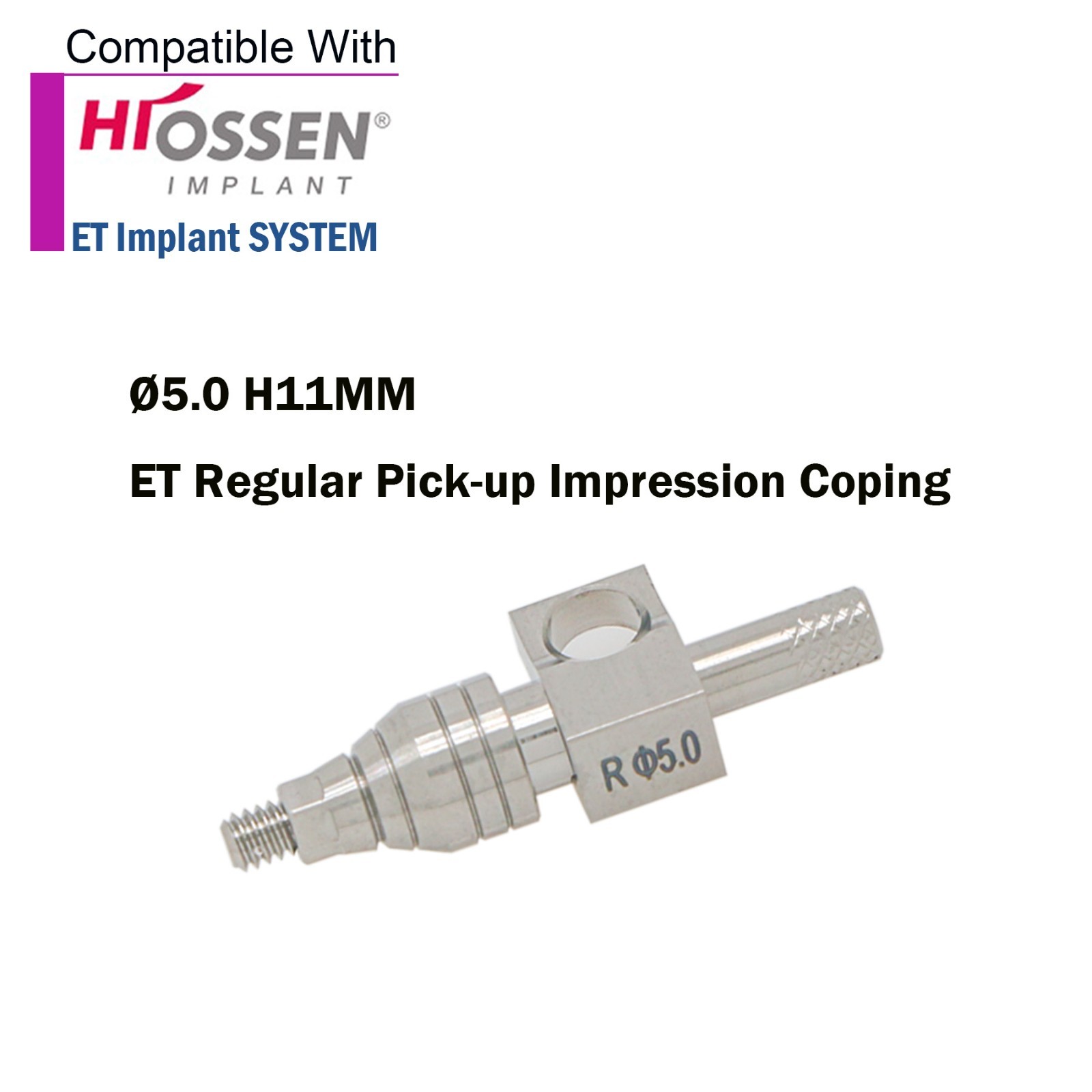 US Dental Fits Hiossen Osstem Scanbody Transfer Impression Coping Open Tray M/R