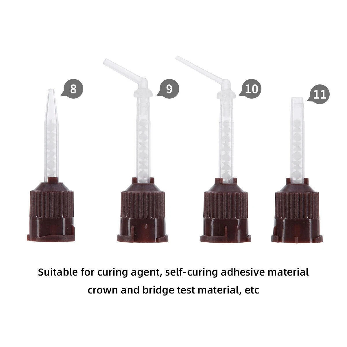 Dental Disposable Mixing Tips for Impression Material,C&B, Cements 100/pk