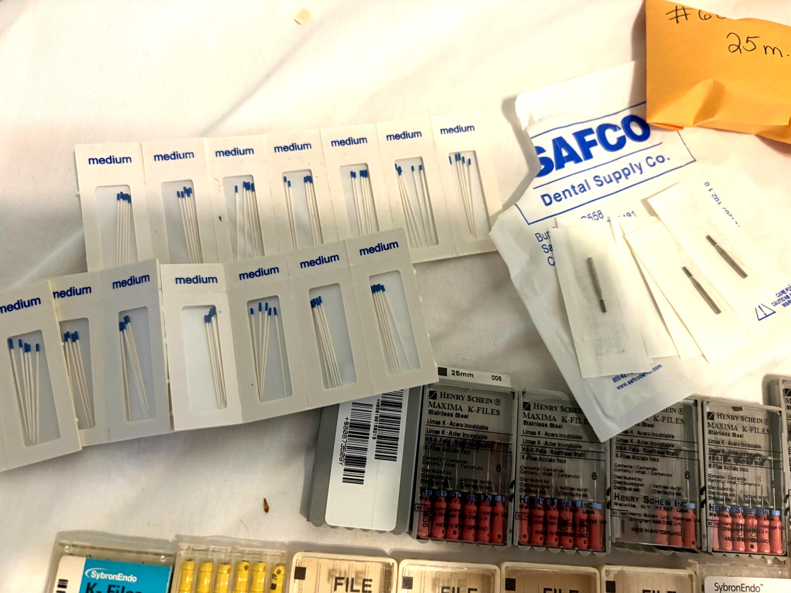 MASSIVE! !Dental Root Canal Endo K-files AND TOOLS LOT