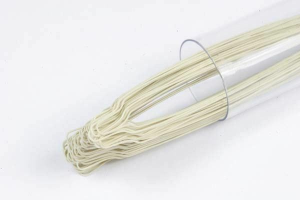 Dental S/S Preformed Aesthetic White Coated Long Ligature Wire .012 Ties 100pcs