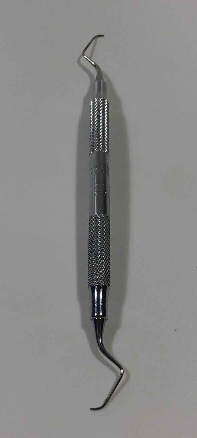 Hu-Friedy 9/10 Gracey Curette Handle #SG9/10 USA Double Side Knurled Vtg Dental