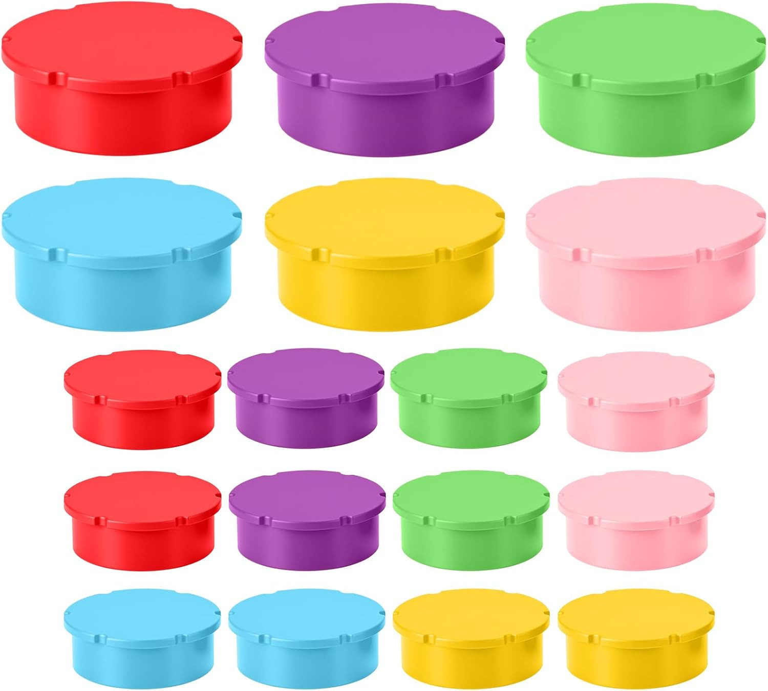 18 Pack Glass Vial Protective Vial Caps 3Ml & 5-100Ml Reusable Peptide Vials Cov
