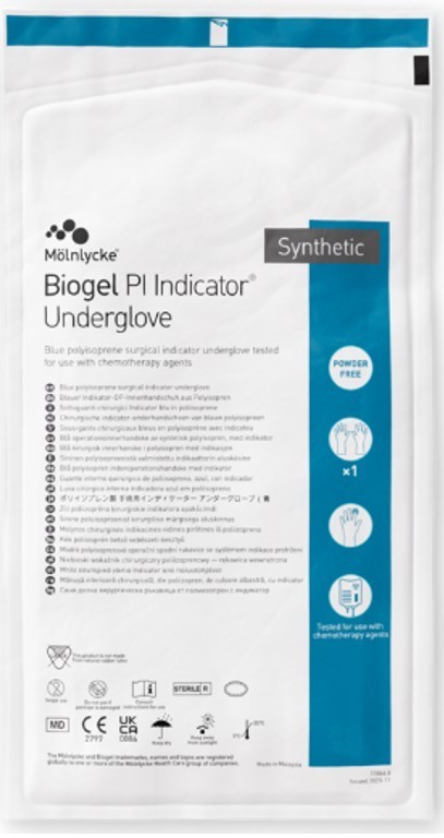 Molnlycke Biogel PI Indicator Underglove Size 6 Polyisoprene 41660 NEW 50 Pairs