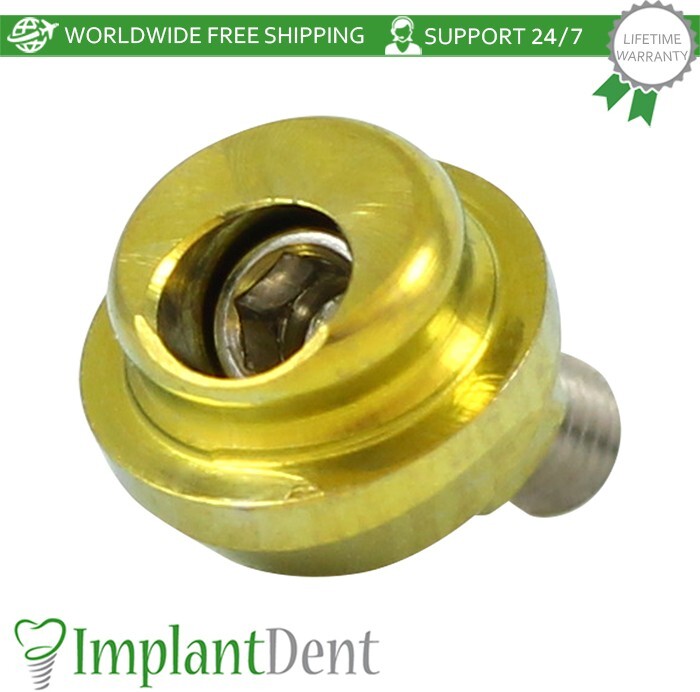 2x Angulated 30° Lokator Titanium Attachment Dental Int Hex Connection 2.42mm