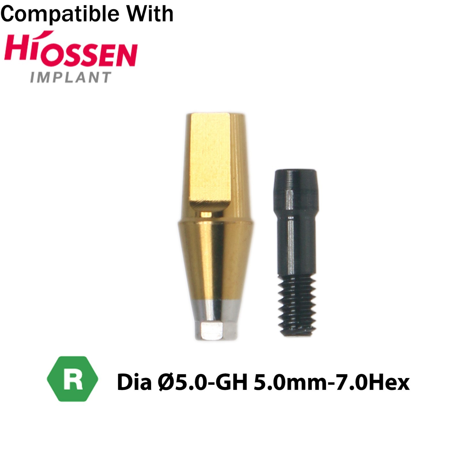 Dental Titanium Straight Transfer Abutment Mini/Regular for Osstem Hiossen TS