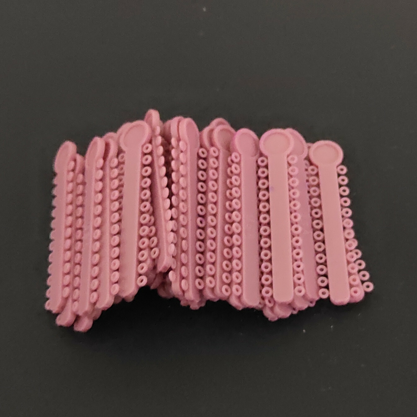2 Packs Dental Elastic Ligature Ties Rubber Band Light Purple Color 1008Pcs/Pack