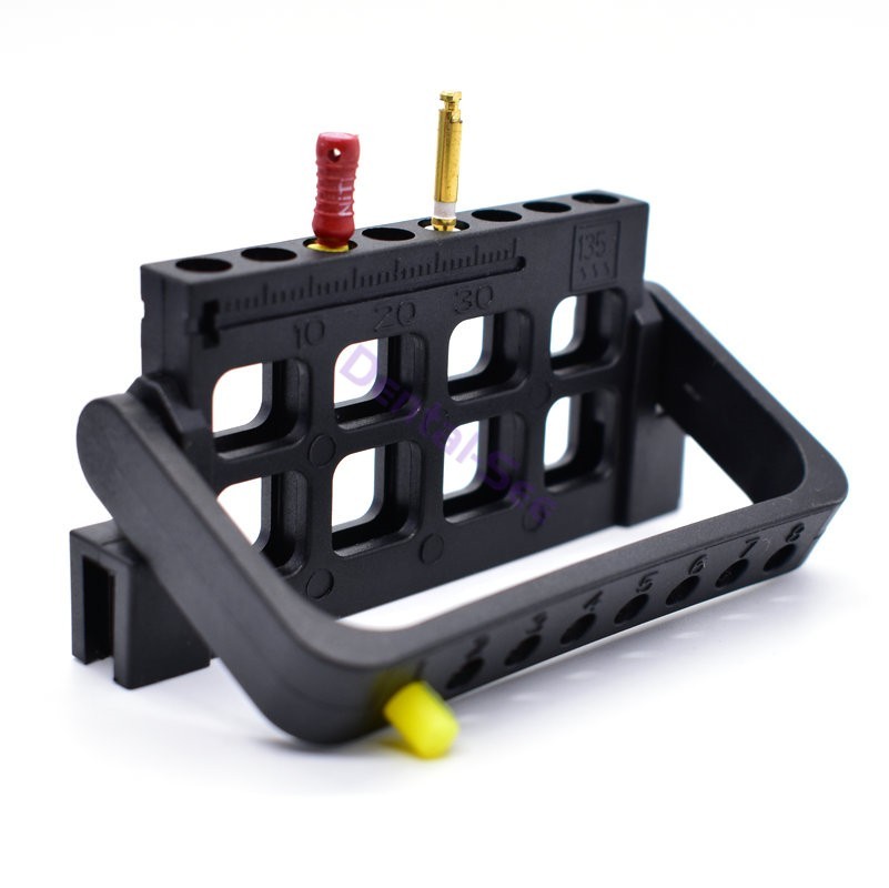 Dental 8 Holes Bur Endo Files Block Holder Stand Autoclave Disinfection Box Case