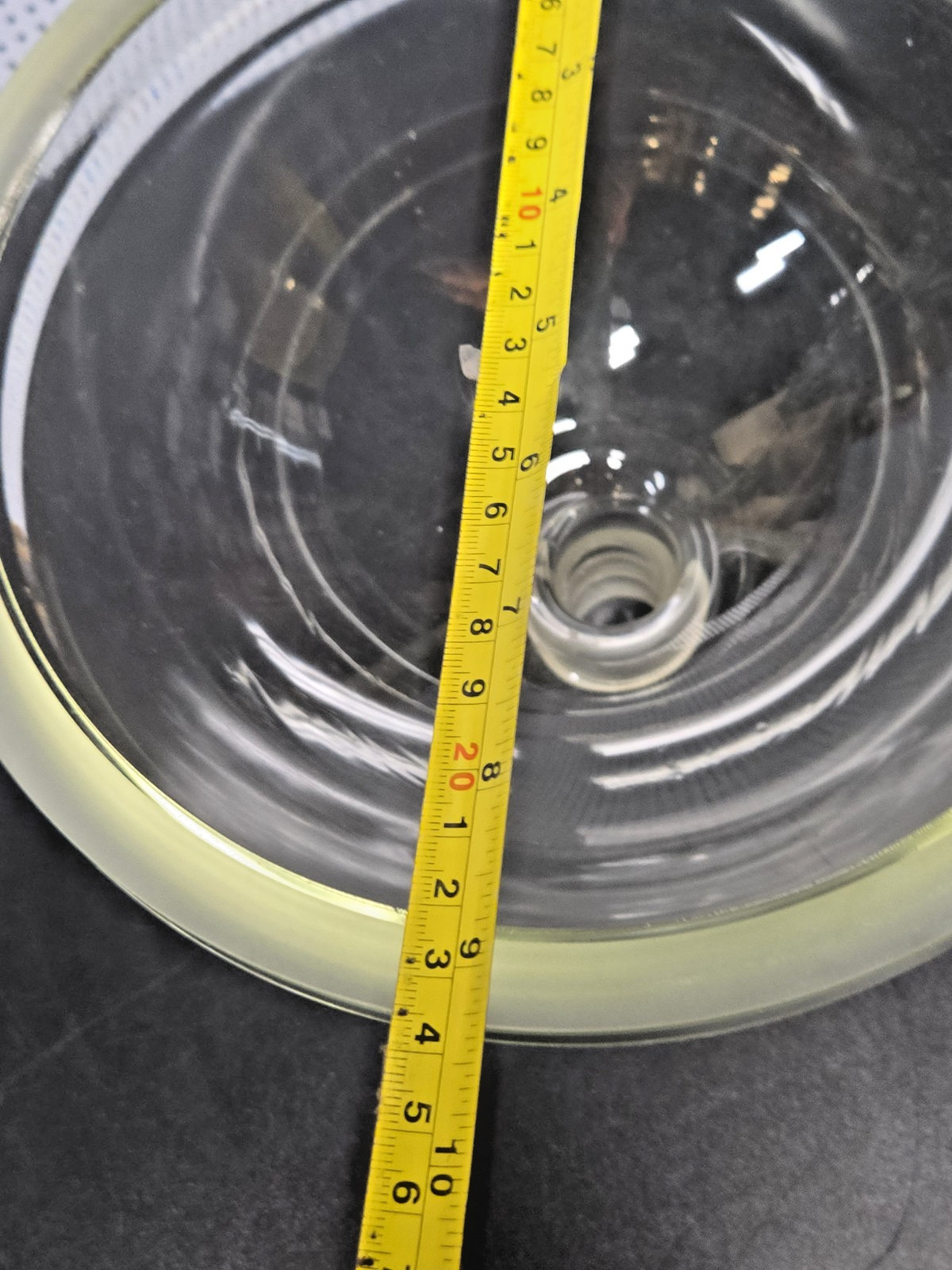 SCHOTT DURAN Large Glass Reaction Vessel Top 200mm ID / 240mm OD