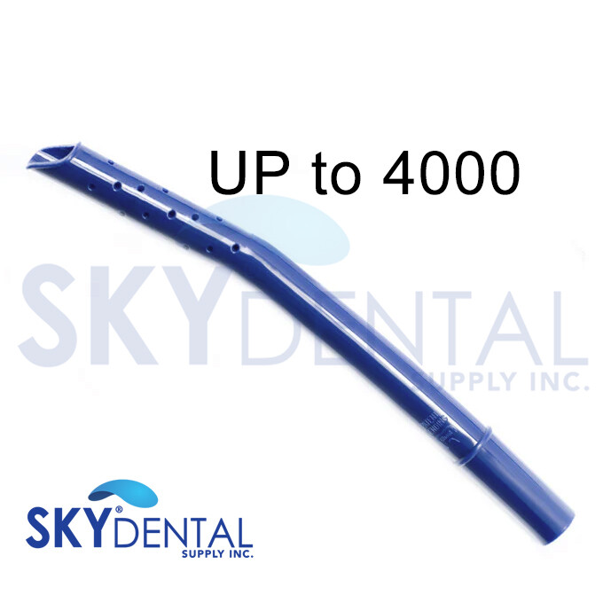 Up to 4000 Multi Axis Spiral Suction HVE Tips Blue (MASS) (Ghost Mfg)