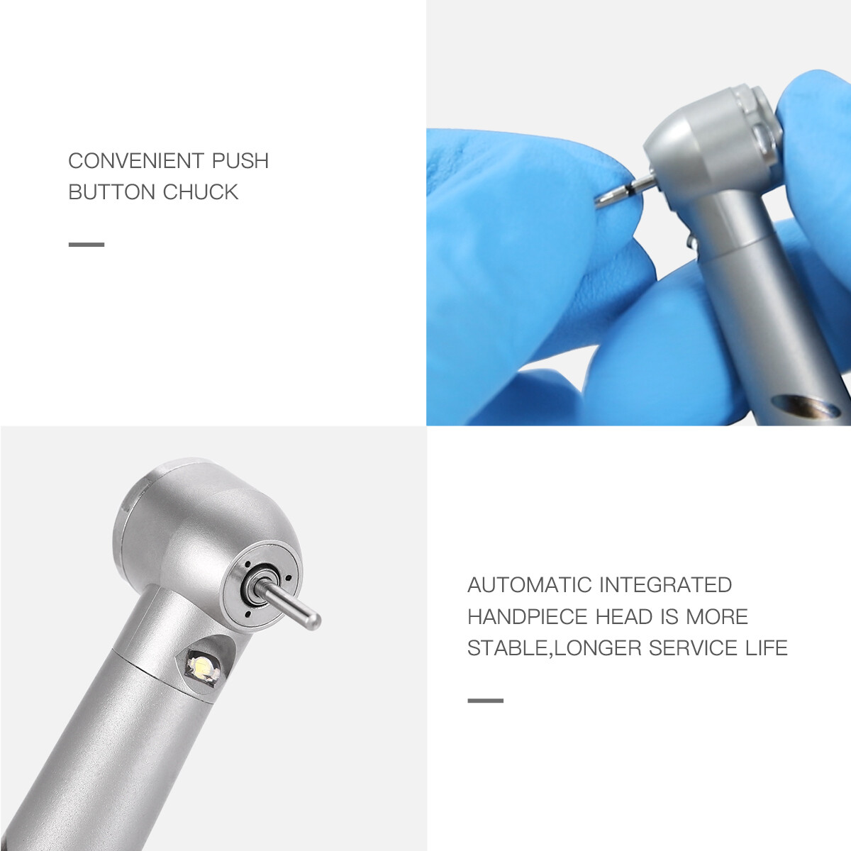 AZDENT Dental Diamond Burs for High Speed Handpiece FG101-FG111