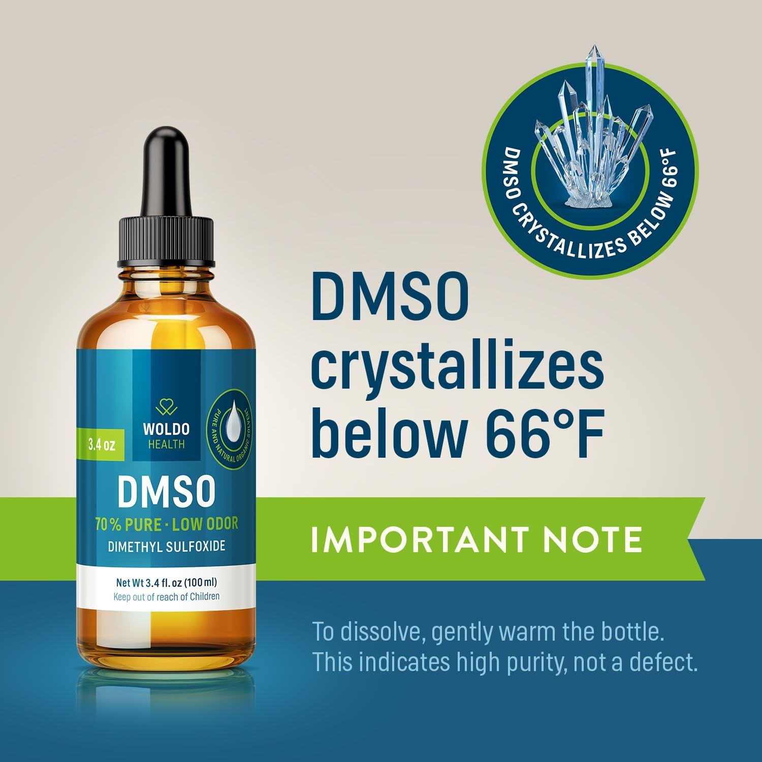 70% DMSO Liquid – Pharmaceutical Grade Dimethyl Sulfoxide, High Purity Solvent,