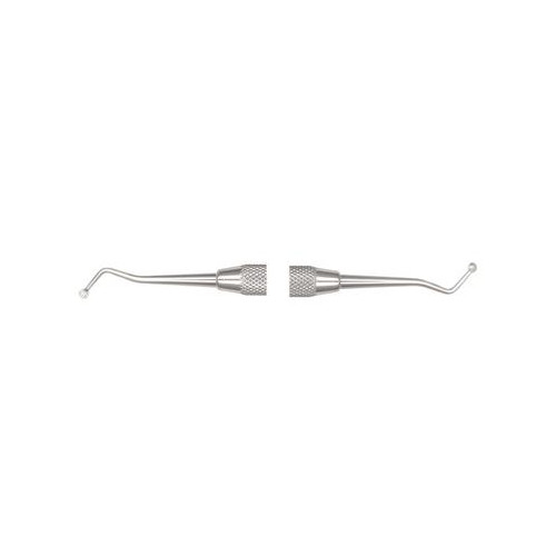 Hu-Friedy EXC196 Double End #19 Dental Excavator #6 Satin Steel Handle