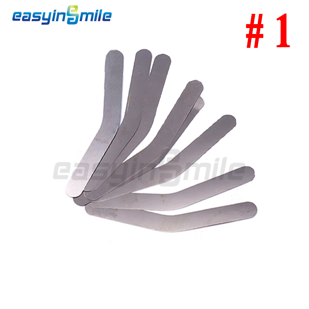 5Bags EASYINSMILE Size 1 Tofflemire Matrix Band Dental Contra Angle Bands .0015″
